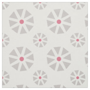 Fabric: Pink & Grey Daisies Fabric