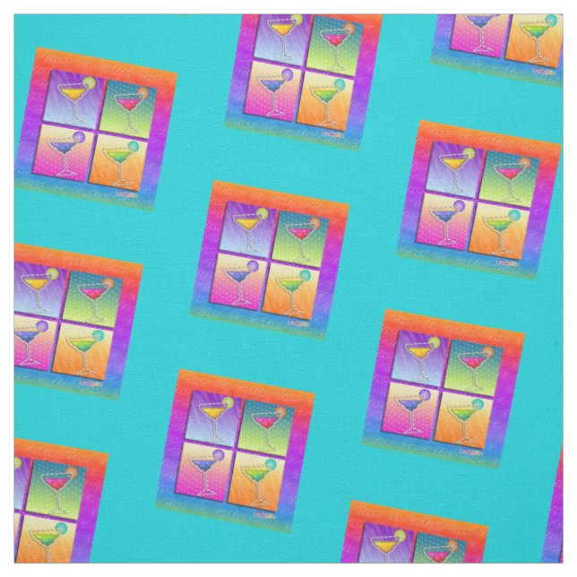 FABRIC - POP ART MARGARITAS (Swatch)