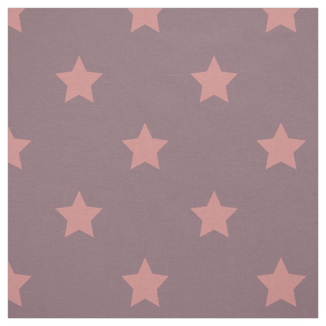 Fabric: Purple & pink stars Fabric (Swatch)
