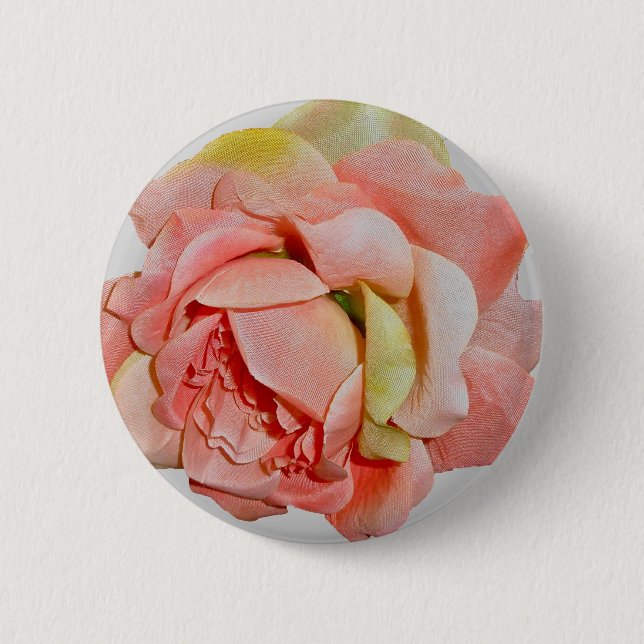 Fabric Roses Coordinating Items 6 Cm Round Badge (Front)
