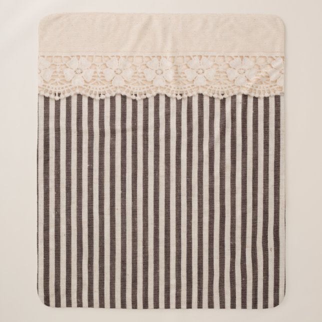 Fabric textile texture and lace for background sherpa blanket (Front)