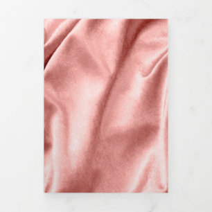Fabric Texture 1 Tri-Fold Holiday Card