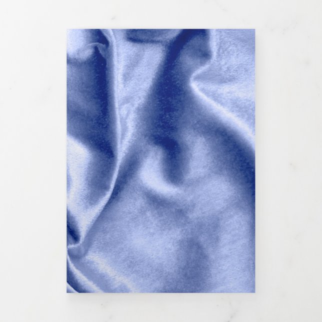 Fabric Texture 2 Tri-Fold Holiday Card (Cover)