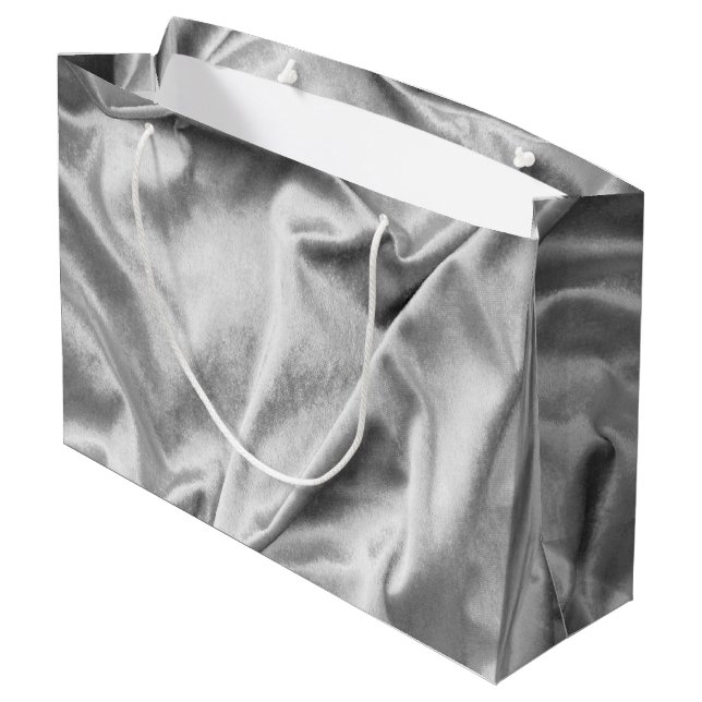 Fabric Texture 3 Large Gift Bag (Back Angled)