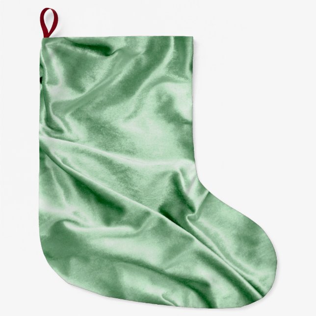 Fabric Texture 4 Large Christmas Stocking (Front)