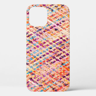 Fabric texture weave a large thread iPhone 12 case