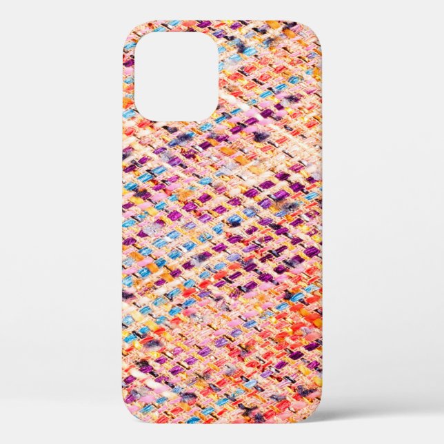 Fabric texture weave a large thread Case-Mate iPhone case (Back)