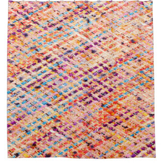 Fabric texture weave a large thread shower curtain