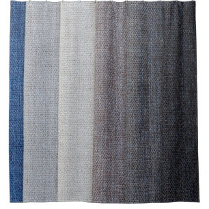 Fabric tissue cotton textile shower curtain