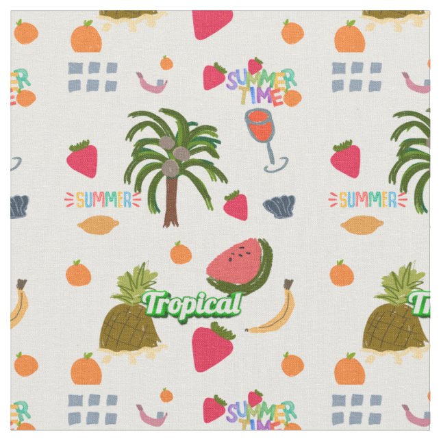 fabric tropical (Close Up)