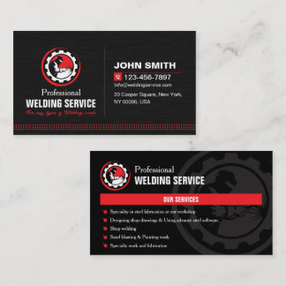 Fabricator,  Welder, Welding Service, Construction Business Card