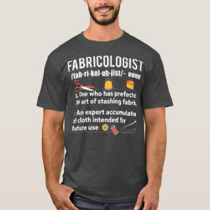 Fabricologist Funny Sewing Fabric Lover Premium T-Shirt