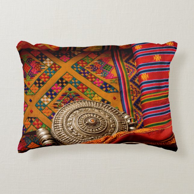 Fabrics, Bhutan Decorative Cushion (Front)