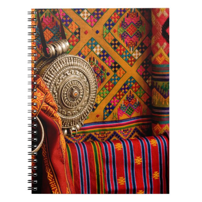 Fabrics, Bhutan Spiral Notebook (Front)
