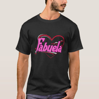 Fabuela Peru Flag Bandera Peruvian Art Woman Mujer T-Shirt