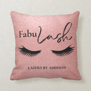FabuLash Personalized business name Cushion
