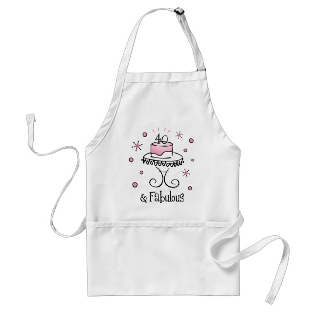 Fabulous 40 BBQ Apron (Front)