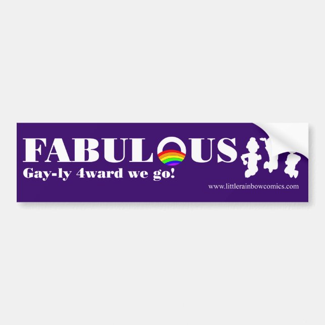 Fabulous 4Ward: LRC Bumper Sticker (Front)