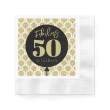Fabulous 50 Gold Birthday 