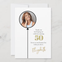 Fabulous 50 Gold Birthday 