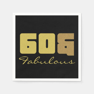 Fabulous 60th Birthday  Napkin
