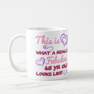 Fabulous 65th Birthday For Women Coffee Mug