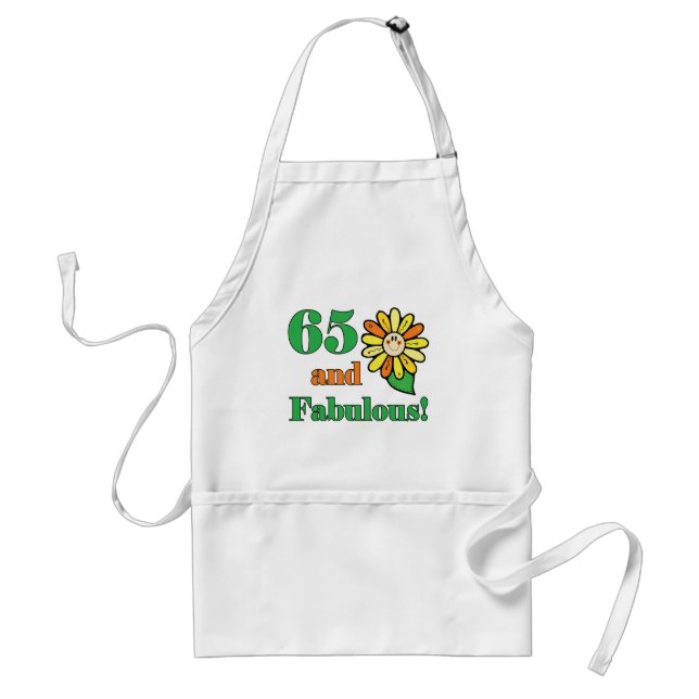 Fabulous 65th Birthday Gifts Standard Apron (Front)