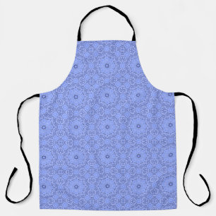 Fabulous Abstract Floral Mandala Liquid Art Apron