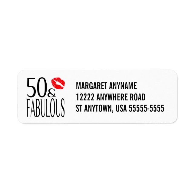 Fabulous and Fifty (Front)