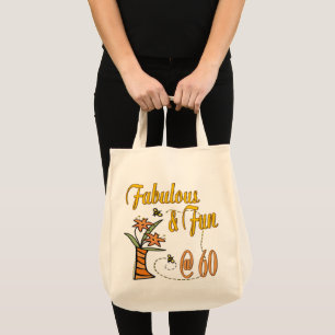 Fabulous and Fun 60th Tote Bag