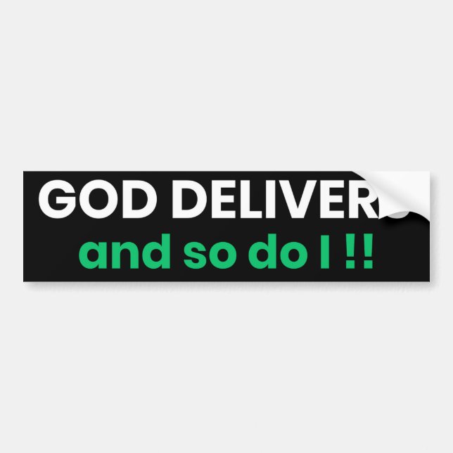Fabulous and Meaningful  Bumper Sticker (Front)