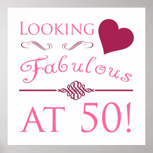 Fabulous At 50 Poster (Front)