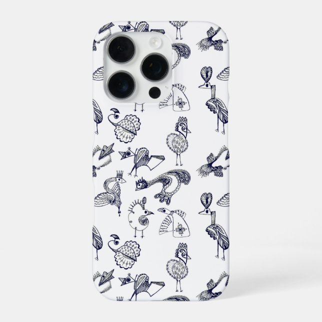 Fabulous birds iPhone case (Back)