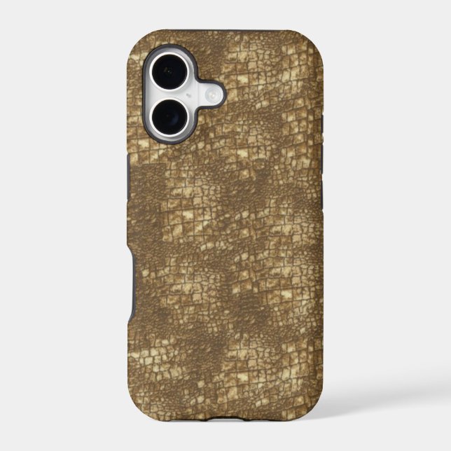 Fabulous Brown Snakeskin Pattern Case-Mate iPhone  (Back)
