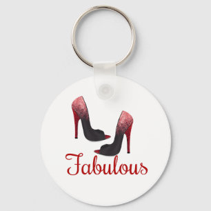 Fabulous Button Keychain