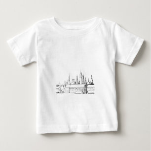 fabulous city . artwork . black and white baby T-Shirt