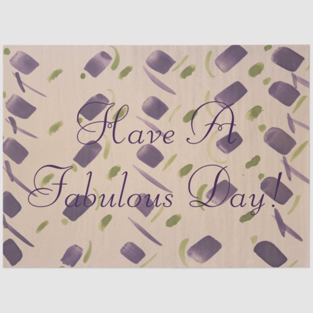 Fabulous Day Tissue Paper (Front)
