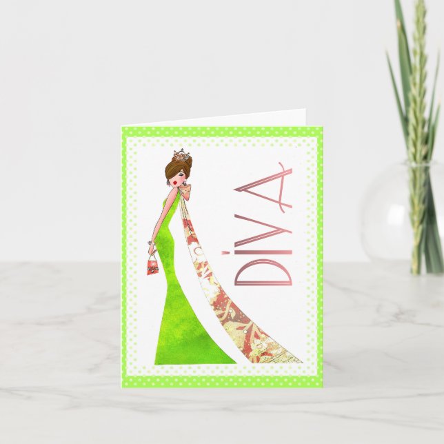 Fabulous Diva Notecards (Front)