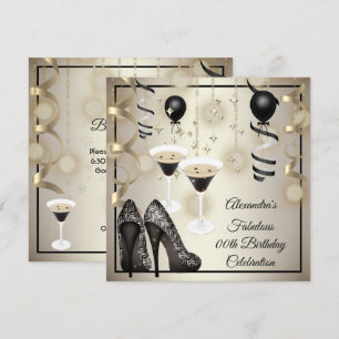 Fabulous Espresso Martini Heels Party Save The Date