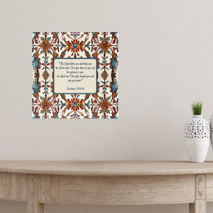 Fabulous Fall and Blue Blessing Poster
