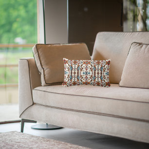 Fabulous Fall and Blue Lumbar Cushion