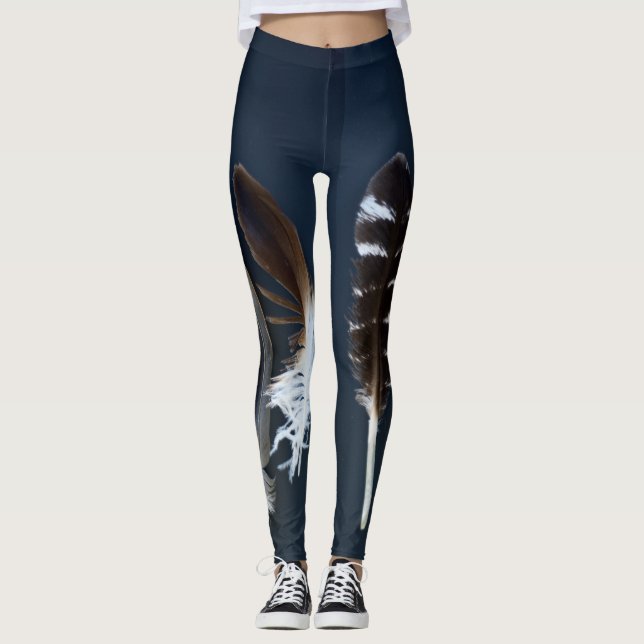 Fabulous Feathers Leggings (Front)