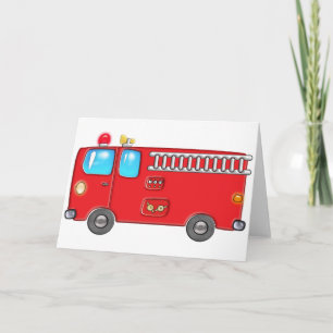 Fabulous Fire Truck Card