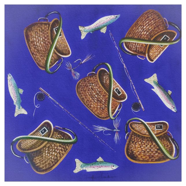 Fabulous Fishing Fabric (Swatch)