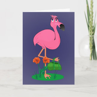 Fabulous Flamingo Greeting Card