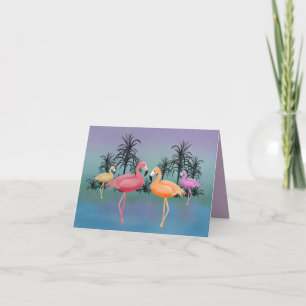 Fabulous Flamingos Card