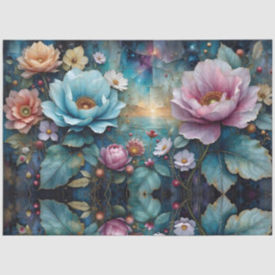 Fabulous Floral Colourful Sunrise Tissue Paper