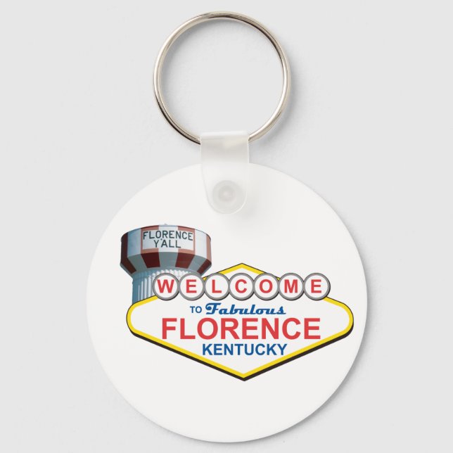 Fabulous Florence Ky Keyring (Front)