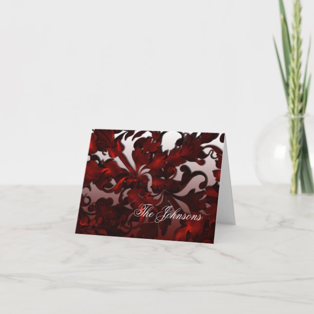 Fabulous Foliage Thank You Card (Front)