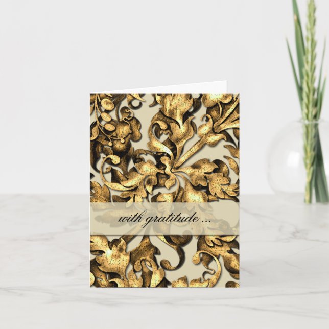 Fabulous Foliage Thank You Card (Front)